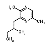 CAS#: 72668-36-1， 2,5-Dimethyl-3-(2-methylbutyl)pyrazine
