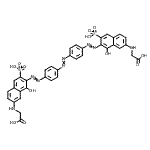 CAS#: 72705-43-2， 2,2'-{1,2-Diazenediylbis[4,1-phenylene-2,1-diazenediyl(8-hydroxy-6-sulfo-7,2-naphthalenediyl)imino]}diacetic acid