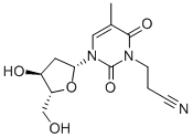 CAS#: 72718-33-3， 3-[3-[(2R,4S,5R)-4-Hydroxy-5-(Hydroxymethyl)Oxolan-2-Yl]-5-Methyl-2,6-Dioxopyrimidin-1-Yl]Propanenitrile