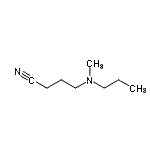 CAS#: 727430-01-5， 4-[Methyl(propyl)amino]butanenitrile