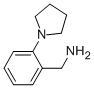structure of CAS# 72752-53-5, 2-(1-Pyrrolidinyl)-Benzenemethanamine;(2-Pyrrolidin-1-Ylphenyl)Methylamine 97%;2-(1-Pyrrolidinyl)Benzenemethanamine;(2-PYRROLIDIN-1-YLPHENYL)METHYLAMINE