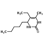 CAS#: 728004-28-2， 5-Ethyl-6-methyl-4-pentyl-3,4-dihydro-2(1H)-pyrimidinone