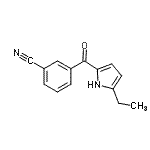 CAS#: 728010-37-5， 3-[(5-Ethyl-1H-pyrrol-2-yl)carbonyl]benzonitrile