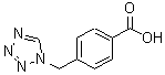 structure of CAS# 728024-58-6, 4-(1H-Tetrazol-1-ylmethyl)benzoic acid;4-((1H-tetrazol-1-yl)methyl)benzoic acid;4-(1,2,3,4-tetraazolylmethyl)benzoic acid;4-(1H-tetrazol-1-ylmethyl)benzoic acid