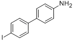 结构式 CAS# 7285-77-0, 4'-碘-(1,1'-联苯)-4-胺