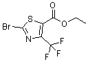 structure of CAS# 72850-79-4, 2-Bromo-4-(Trifluoromethyl)-5-Thiazolecarboxylic Acid Ethyl Ester;5-Thiazolecarboxylicacid,2-Bromo-4-(Trifluoromethyl)-,Ethylester(9CI);2-BROMO-4-(TRIFLUOROMETHYL)THIAZOLE-5-CARBOXYLIC ACID ETHYL ESTER;ETHYL 2-BROMO-4-TRIFLUOROMETHYLTHIAZOLE-5-CARBOXYLATE