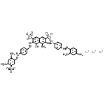 CAS#: 72918-27-5， Trisodium 4-amino-3-({4-[(2,4-diaminophenyl)diazenyl]phenyl}diazenyl)-6-({4-[(2,4-diamino-5-sulfonatophenyl)diazenyl]phenyl}diazenyl)-5-hydroxy-2,7-naphthalenedisulfonate