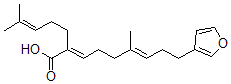 CAS#: 72943-98-7， (2E,6E)-9-Furan-3-Yl-6-Methyl-2-(4-Methylpent-3-Enyl)Nona-2,6-Dienoic Acid