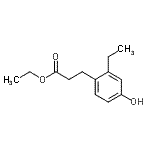 CAS#: 729590-46-9， Ethyl 3-(2-ethyl-4-hydroxyphenyl)propanoate