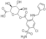 CAS#: 72967-59-0， Furosemide Acyl-beta-D-Glucuronide