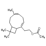CAS#: 72987-56-5， 2-[(2Z,5Z)-6,10,10-Trimethylbicyclo[7.2.0]undeca-2,5-dien-2-yl]ethyl acetate