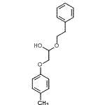 CAS 登录号：72987-59-8， 2-(4-甲基苯氧基)-1-(2-苯基乙氧基)乙醇