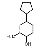 CAS#: 72987-60-1， 4-Cyclopentyl-2-methylcyclohexanol