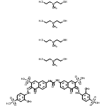 CAS#: 73003-71-1， (3E,3'E)-7,7'-(Carbonyldiimino)bis{3-[(2-methyl-4-sulfophenyl)hydrazono]-4-oxo-3,4-dihydro-2-naphthalenesulfonic acid} - 2,2'-(methylimino)diethanol (1:4)
