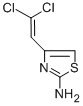 structure of CAS# 73040-47-8, 4-(2,2-Dichloroethenyl)-1,3-Thiazol-2-Amine;4-(2,2-Dichlorovinyl)Thiazol-2-Amine;4-(2,2-Dichlorovinyl)-2-Thiazolamine;[4-(2,2-Dichlorovinyl)Thiazol-2-Yl]Amine