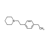 CAS#: 730912-76-2， 1-[2-(4-Ethylphenyl)ethyl]piperidine