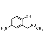 CAS#: 730918-20-4， 4-Amino-2-[(methylamino)methyl]phenol