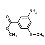 CAS#: 730937-38-9， Methyl 3-amino-5-(methylsulfanyl)benzoate