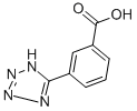 结构式 CAS# 73096-39-6, 3-(2H-四唑-5-基)-苯甲酸
