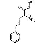 CAS#: 730964-75-7， Methyl 3-(benzylsulfanyl)-2-isocyanopropanoate