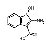 CAS#: 73154-81-1， 2-Amino-1-hydroxy-1H-indole-3-carboxylic acid