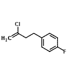 structure of CAS# 731773-09-4, 1-(3-Chloro-3-buten-1-yl)-4-fluorobenzene;2-chloro-4-(4-fluorophenyl)-1-butene