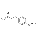 结构式 CAS# 731773-19-6, 1-(3-氯-3-丁烯-1-基)-4-甲氧基苯