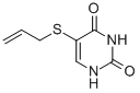 CAS 登录号：73236-43-8， 5-(2-丙烯基硫基)-2,4(1H,3H)-嘧啶二酮