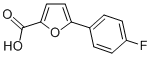 structure of CAS# 73269-32-6, 5-(4-Fluoro-Phenyl)-Furan-2-Carboxylic Acid;5-(4-Fluorophenyl)-2-Furancarboxylate;5-(4-Fluorophenyl)-2-Furoate;Zinc00174041