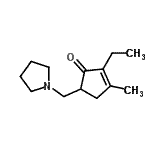 CAS#: 732930-12-0， 2-Ethyl-3-methyl-5-(1-pyrrolidinylmethyl)-2-cyclopenten-1-one