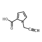 CAS#: 733019-13-1， 1-(2-Propyn-1-yl)-1H-pyrrole-2-carboxylic acid
