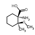 CAS#: 73371-95-6， (1R,2S)-1-Amino-2-methyl-2-(methylsulfanyl)cyclohexanecarboxylic acid