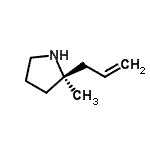 CAS#: 733713-07-0， (2R)-2-Allyl-2-methylpyrrolidine