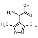 CAS#: 733716-51-3， (2S)-Amino(3,5-dimethyl-1,2-oxazol-4-yl)acetic acid