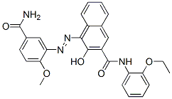 CAS#: 73384-83-5， 4-[[5-(Aminocarbonyl)-2-Methoxyphenyl]Azo]-N-(2-Ethoxyphenyl)-3-Hydroxy-2-Naphthalenecarboxamide