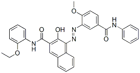 CAS#: 73384-84-6， N-(2-Ethoxyphenyl)-3-Hydroxy-4-[2-Methoxy-5-(Phenylcarbamoyl)Phenylazo]-2-Naphthamide
