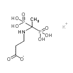 CAS 登录号：73384-94-8， 钾3-[(1,1-二磷酰乙基)氨基]丙酸酯