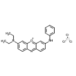 CAS#: 73398-25-1， 3-Anilino-7-(diethylamino)phenoxazin-5-ium trichlorozincate(1-)