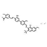 CAS#: 73398-45-5， Sodium hydrogen 5-({4'-[(7-amino-1-hydroxy-3-sulfonato-2-naphthyl)diazenyl]-3,3'-dimethyl-4-biphenylyl}diazenyl)-2-hydroxybenzoate (1:1:1)