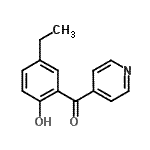 CAS#: 734498-48-7， (5-Ethyl-2-hydroxyphenyl)(4-pyridinyl)methanone
