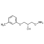 CAS#: 734525-05-4， (2R)-1-(Aminooxy)-3-(3-methylphenoxy)-2-propanol