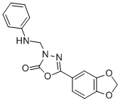 CAS#: 73484-47-6， 5-(1,3-Benzodioxol-5-Yl)-3-[(Phenylamino)Methyl]-1,3,4-Oxadiazol-2-One