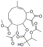 CAS#: 73488-90-1， 5-(Acetyloxy)-4-[3-(Acetyloxy)-2-Hydroxy-2-Methyl-1-Oxobutoxy]-2,3,3a,4,5,8,9,11a-Octahydro-10-Methyl-3-Methylene-2-Oxo-Cyclodeca[b]Furan-6-carboxylic Acid Methyl Ester