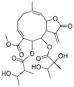 CAS#: 73522-61-9， Methyl (6E,10E)-4-(2,3-Dihydroxy-2-Methylbutanoyl)Oxy-5-(3-Hydroxy-2-Methylbutanoyl)Oxy-10-Methyl-3-Methylidene-2-Oxo-3a,4,5,8,9,11a-Hexahydrocyclodeca[b]Furan-6-Carboxylate