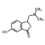 CAS#: 735226-35-4， 3-[(Dimethylamino)methyl]-6-hydroxy-2-benzothiophen-1(3H)-one