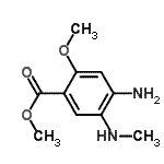 CAS 登录号：735287-36-2， 甲基4-氨基-2-甲氧基-5-(甲基氨基)苯甲酸酯