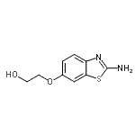 CAS#: 73532-98-6， 2-[(2-Amino-1,3-benzothiazol-6-yl)oxy]ethanol