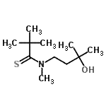 CAS#: 73551-35-6， N-(3-Hydroxy-3-methylbutyl)-N,2,2-trimethylpropanethioamide