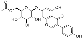CAS#: 73566-30-0， 6''-O-Acetylgenistin