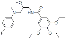 CAS#: 73584-11-9， 3,4,5-Triethoxy-N-[3-[(4-Fluorophenyl)-Methylamino]-2-Hydroxypropyl]Benzamide